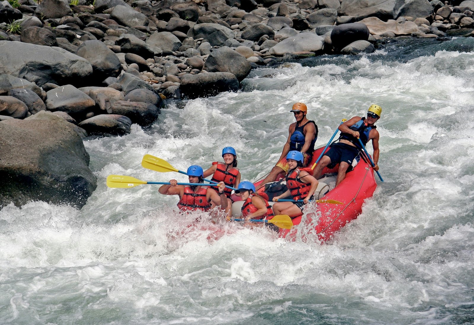 White-water rafting on the Pacuare River, Costa Rica